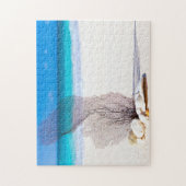 Puzzle Plage tropicale Trinité-et-Tobago. (Vertical)