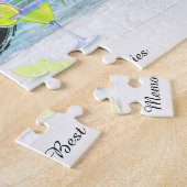 Puzzle Plage tropicale, vacances d'été | Personnalisé (Côté)