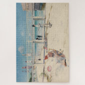 Puzzle Plage (Vacances à Mentone) (Art australien) (Vertical)