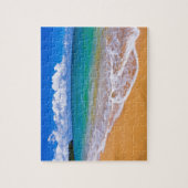 Puzzle Plage Vide Et Eaux Bleues (Vertical)