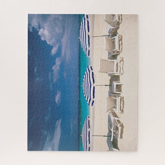 Puzzle Plages tropicales | Plage tropicale Anguilla (Vertical)