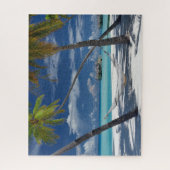 Puzzle Plages tropicales | Sandy Beach, Maldives (Vertical)