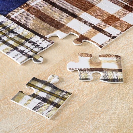 Puzzle Plaid/tartan de patchwork (Côté)