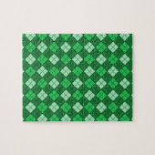 Puzzle Plaid vert (Horizontal)