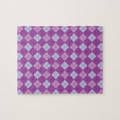 Puzzle Plaid violet (Horizontal)