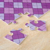 Puzzle Plaid violet (Côté)