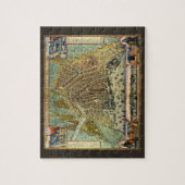 Puzzle Plan antique de la rue d'Amsterdam, Pays-Bas (Vertical)