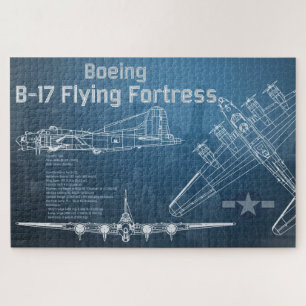 Puzzle Plan de la forteresse volante B-17