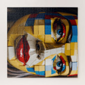 Puzzle "Plan de l'humanité" - Un portrait cubiste (Horizontal)