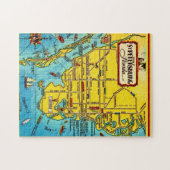 Puzzle Plan de St. Petersburg 11x14 (Horizontal)