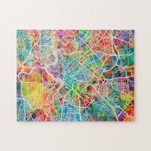 Puzzle Plan de ville de Rome Italie