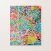 Puzzle Plan de ville de Rome Italie (Vertical)