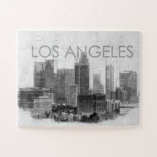 Puzzle Plan d'horizon de Los Angeles (Horizontal)