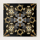 Puzzle Plan d'or : Décor Floral Est (Horizontal)