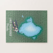 Puzzle Plan du lac Okeechobee Floride. (Horizontal)