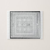 Puzzle Plan du temple de Solomon, Jérusalem, de 'en (Horizontal)