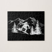 Puzzle PLANCHE Snowboard Mountain Flying Board Snowboarde (Horizontal)