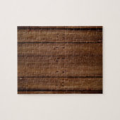 Puzzle Planches en bois foncées (Horizontal)