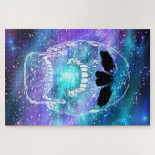 Puzzle Planète Terre - Crâne hurlant (Horizontal)