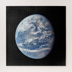 Puzzle Planète Terre Prise Par L'Équipage Apollo 11.