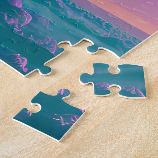 Puzzle Planètes cosmiques en Violet Mystère Magique Unive (Côté)
