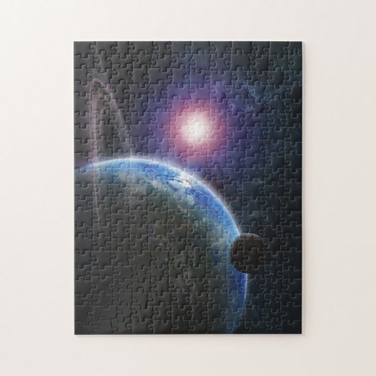 Puzzle Planètes dans l'espace (Vertical)