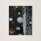 Puzzle Planètes du système solaire (Vertical)