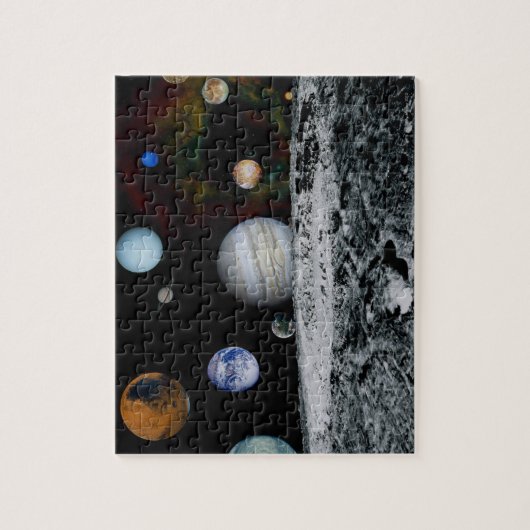 Puzzle Planètes du système solaire (Vertical)