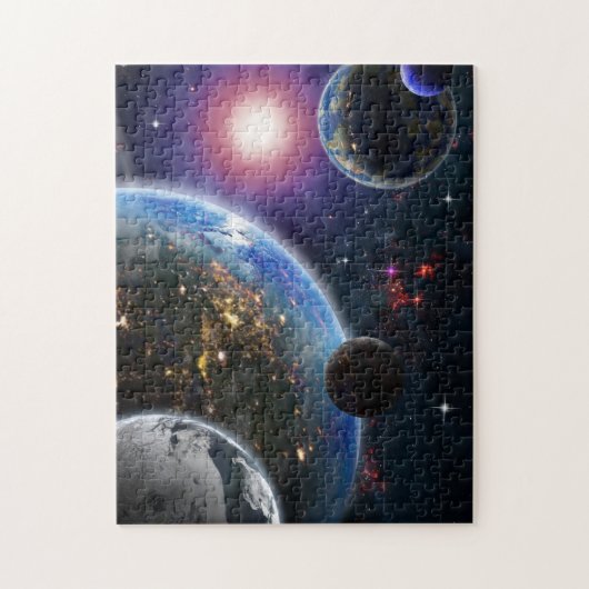 Puzzle Planètes et étoiles (Vertical)