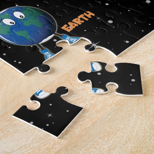 Puzzle Planètes et système solaire (Côté)