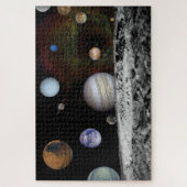 Puzzle Planets du système solaire (Vertical)