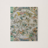 Puzzle Planisphere céleste montrant les signes du Zod (Vertical)