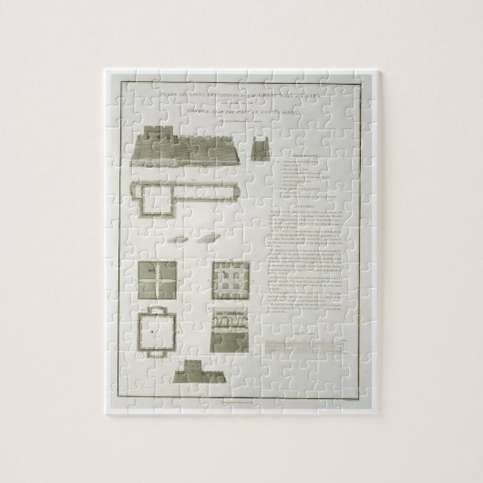 Puzzle Plans, sections et altitudes de la Grande Muraille (Vertical)