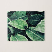 Puzzle Plant Print Vert Kunst Green Art (Horizontal)