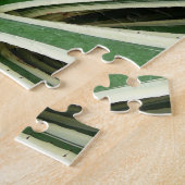 Puzzle Plante Agave Vert et blanc rayé (Côté)