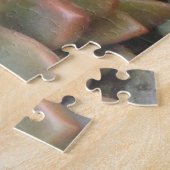 Puzzle Plante Succulent Sur Le Bois Chaud (Côté)