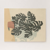 Puzzle Plante tropical. Monstera (Horizontal)