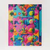 Puzzle Plantes maximalistes pointillés (Vertical)