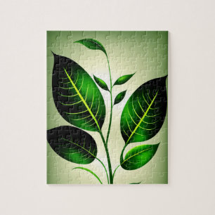 Puzzle Plantes verts