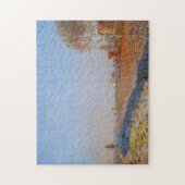 Puzzle Plaque de Colombes, Blanc Frost Monet Art (Vertical)