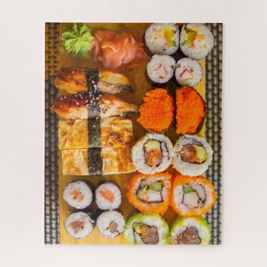 Puzzle Plaque de sushi exotique fraîche (Vertical)