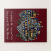 Puzzle Plaque en céramique arménienne artisanale (Horizontal)