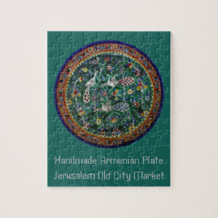 Puzzle Plaque en céramique arménienne artisanale