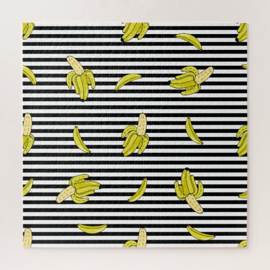 Puzzle Plaques de banane de dessin animé : style rétro. (Vertical)