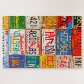 Puzzle Plaques de licence américaines Art America (Horizontal)