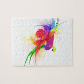 Puzzle Plaques de peinture Abstraites Rainbow Lorikeet (Horizontal)
