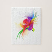 Puzzle Plaques de peinture Abstraites Rainbow Lorikeet (Vertical)