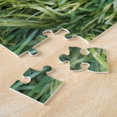 Puzzle Plastique vert ou faux arrière - plan d'herbe (Côté)