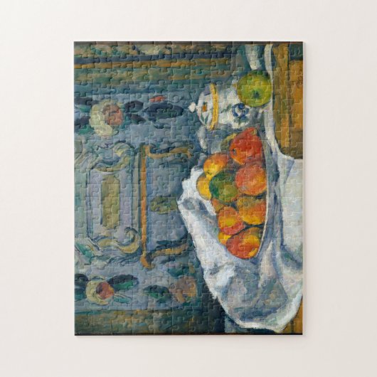 Puzzle Plat des pommes Paul Cezanne Post impressionnisme  (Vertical)