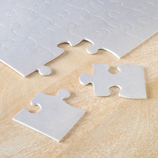 Puzzle plat jaune (Côté)